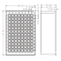 96 Well Deep Well Plate 2.2ml, V Bottom, Square Well